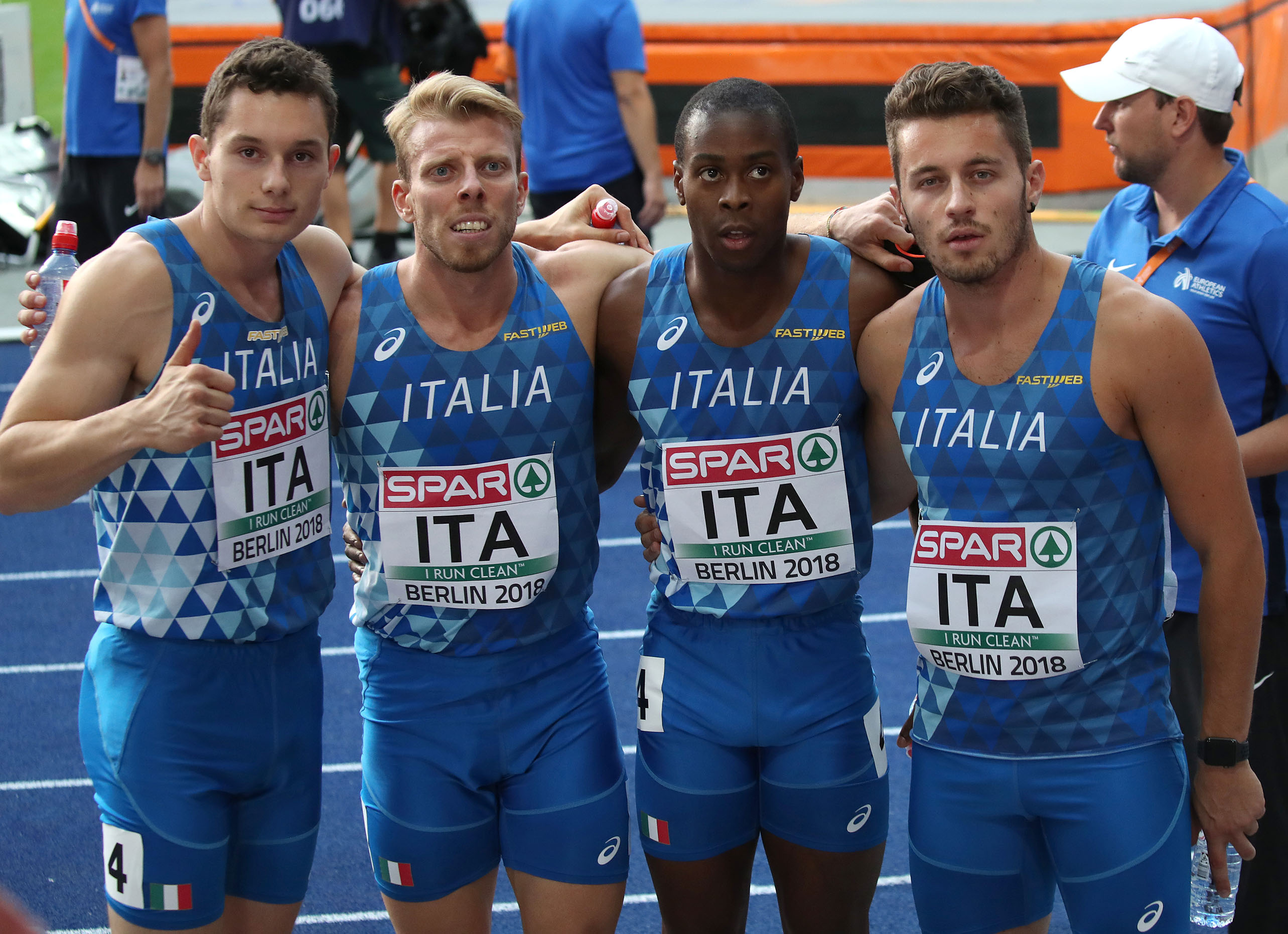 4x100 M Italia Berlino 2018