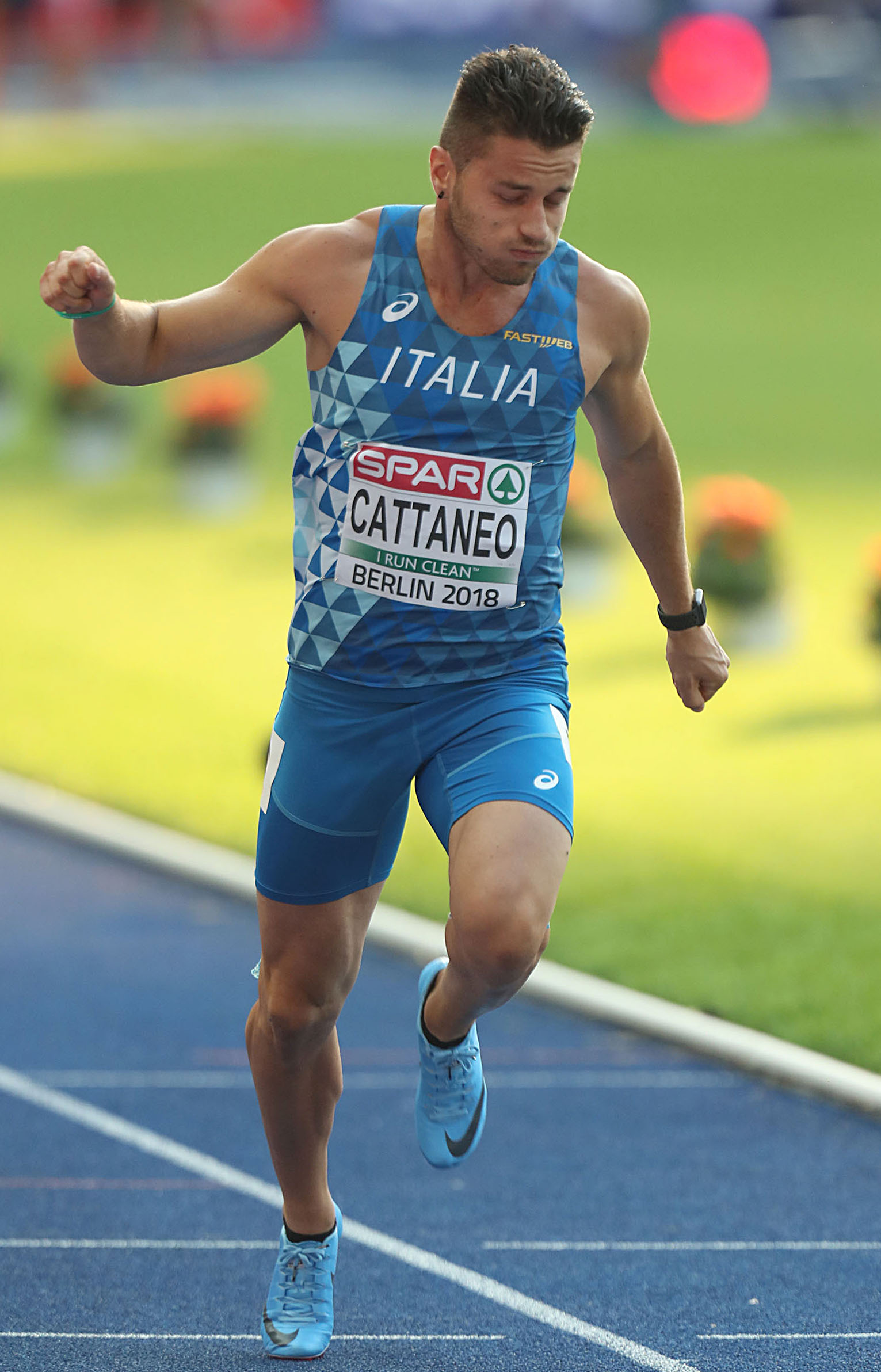 Federico Cattaneo Berlino 2018 semifinali corsa 2