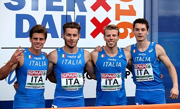 4x100 M Italia Europei2016