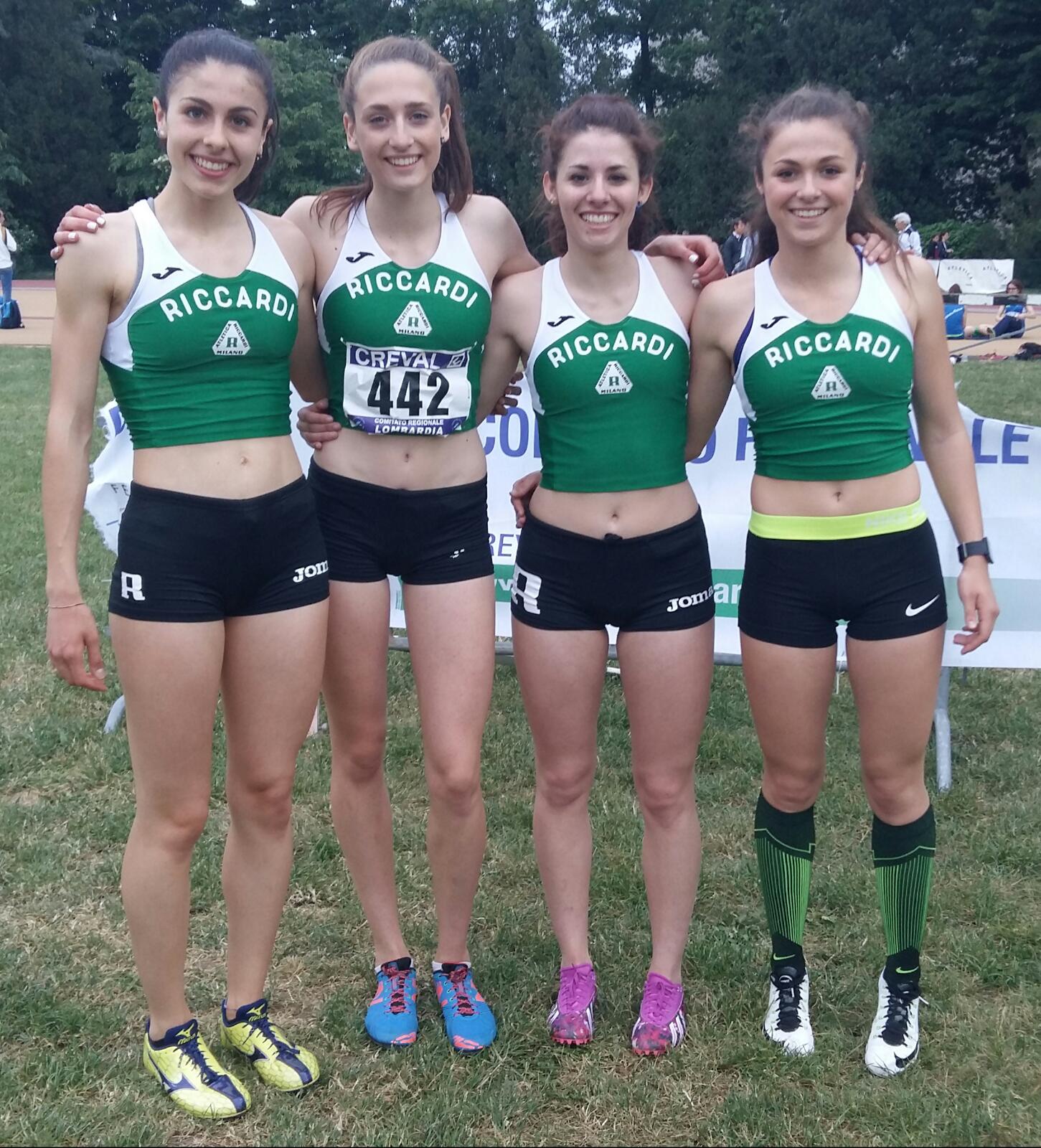 4x400 Riccardi Allieve Pavia2016