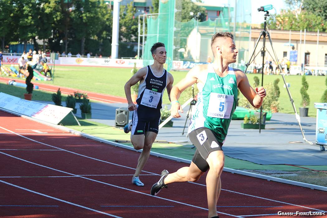 Federico Cattaneo Modena 2018 arrivo