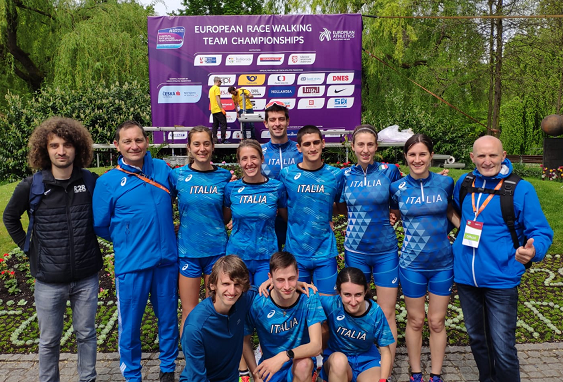 Italia marcia gruppo BG Podebrady