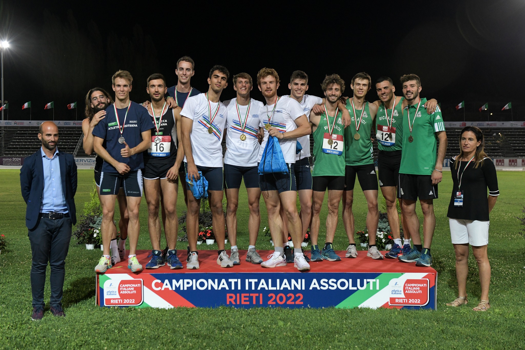 4x400 M Riccardi Rieti 2022 podio
