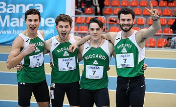 4x200 Riccardi Assoluti2016 Ancona esultanza